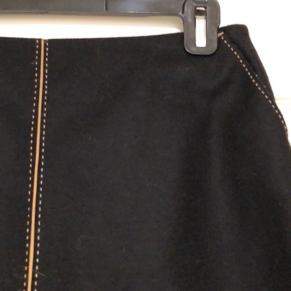 J. Crew Black Wool Skirt - Picture 2 of 3